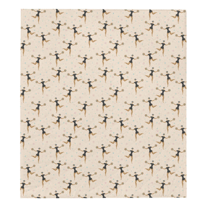 Cheerleader Pattern Print Design 03 Premium Quilt