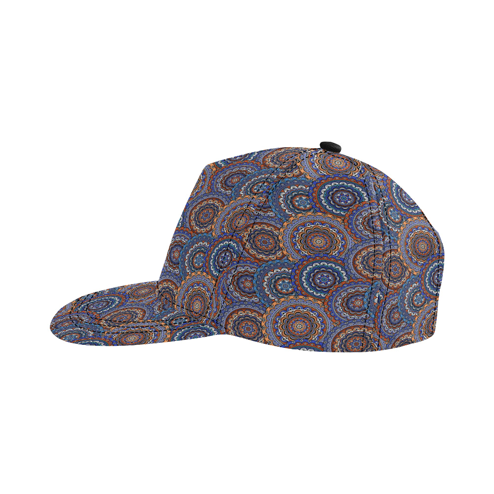 Mandala Boho Chic Design Print Snapback Cap