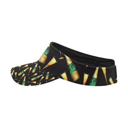 Champagne Pattern Print Design 02 Unisex Sun Visor
