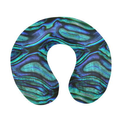 Abalone Pattern Print Design 02 U-Shaped Travel Neck Pillow
