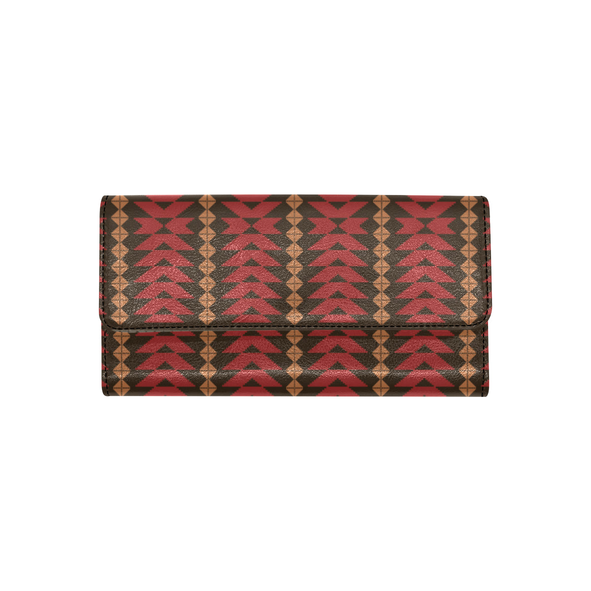 Native Pattern Print Design A02 Women's Trifold Wallet