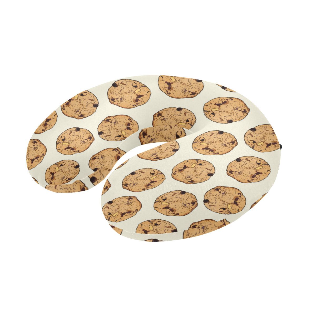 Cookie Pattern Print Design 05 U-Shaped Travel Neck Pillow