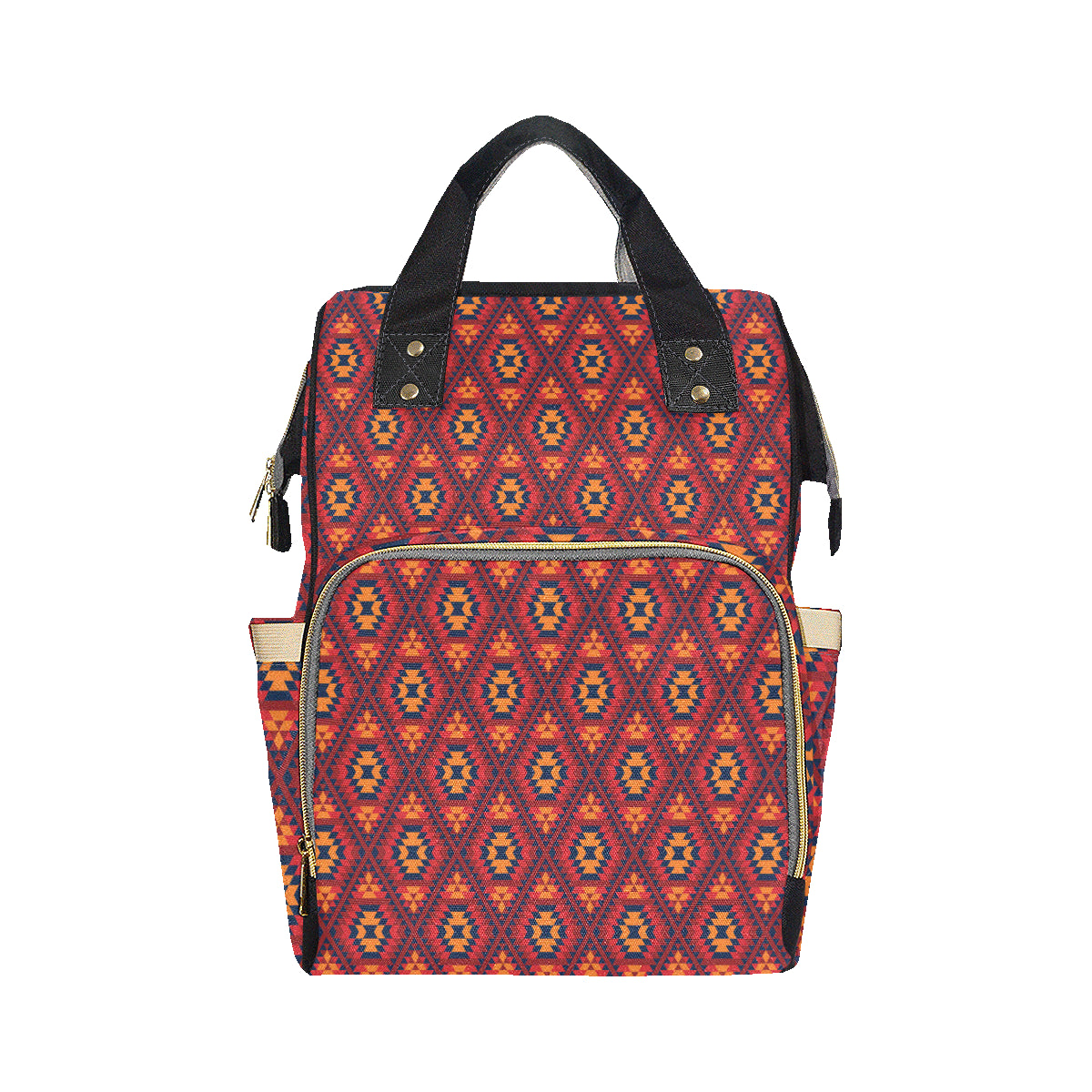 Navajo Pattern Print Design A03 Diaper Bag Backpack