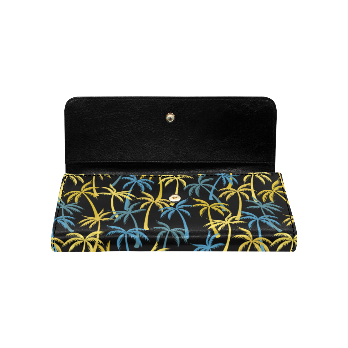 Palm Tree Pattern Women's Trifold Wallet