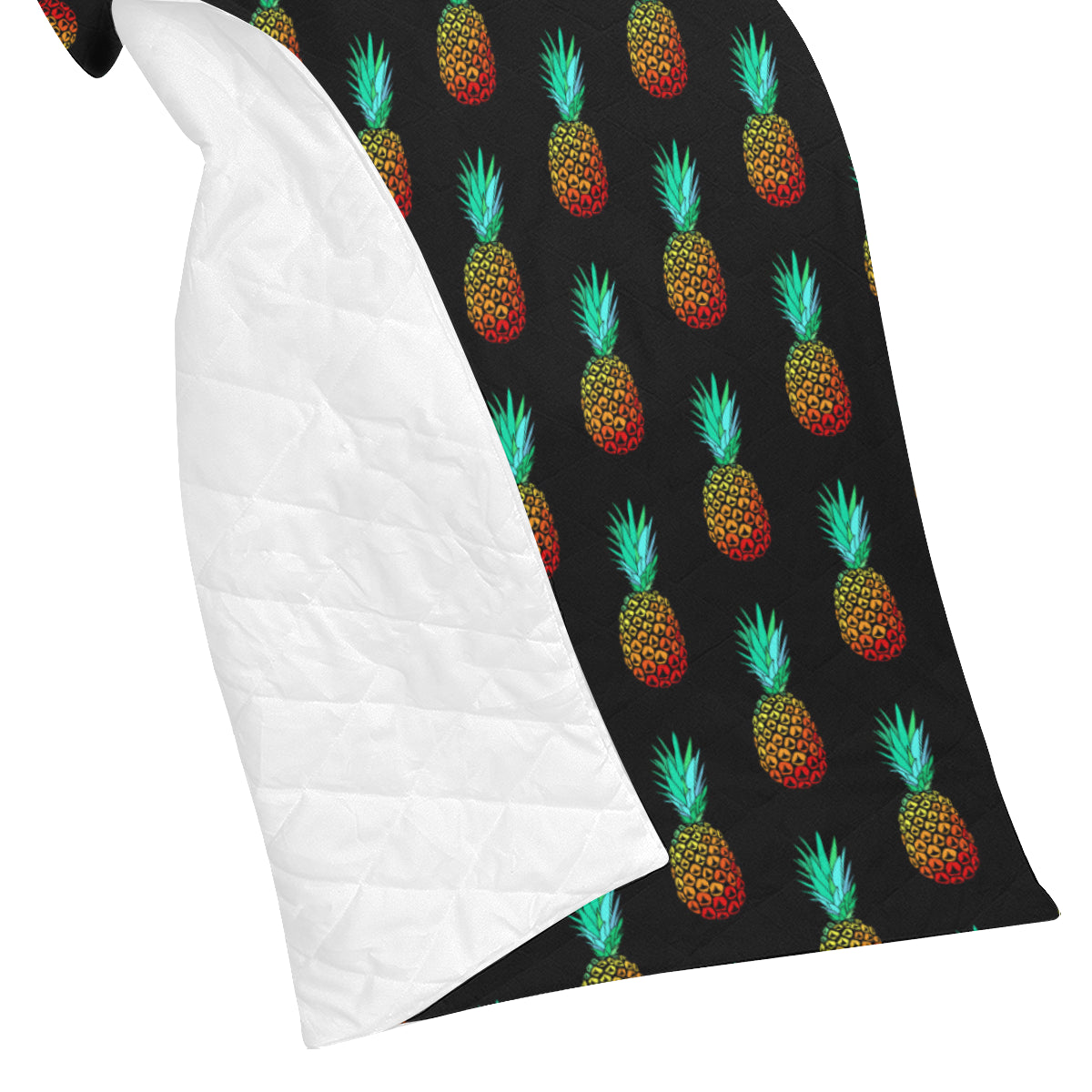 Pineapple Pattern Print Design A05 Premium Quilt
