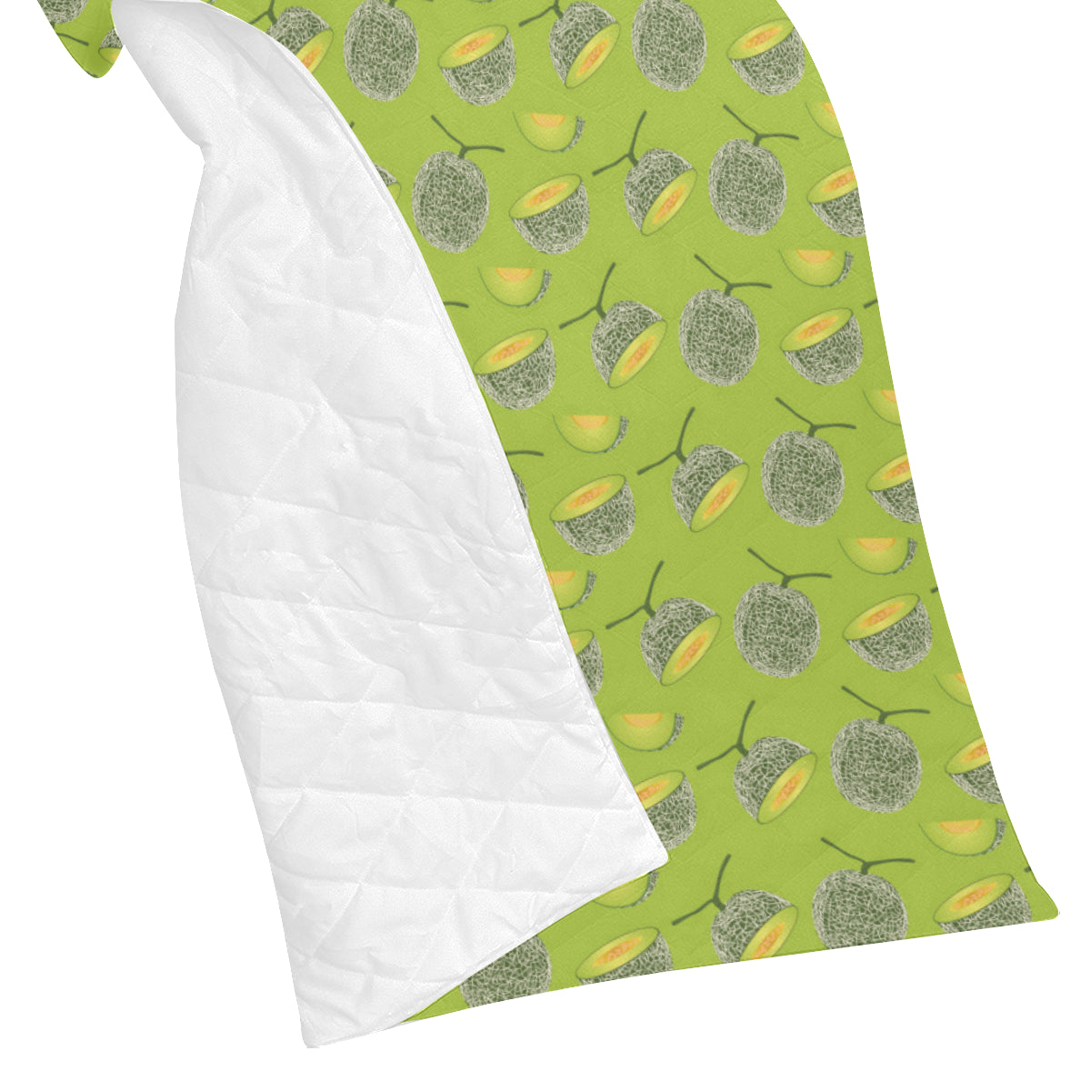 Cantaloupe Pattern Print Design 03 Premium Quilt