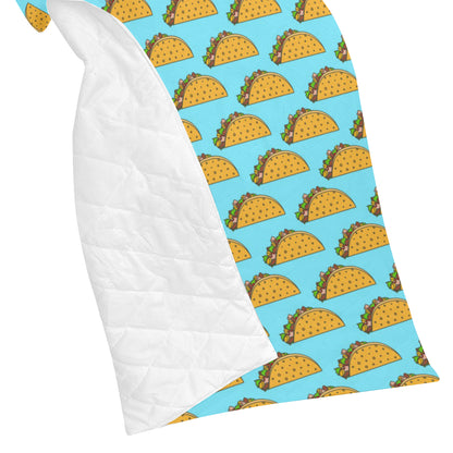 Taco Pattern Print Design TC03 Premium Quilt