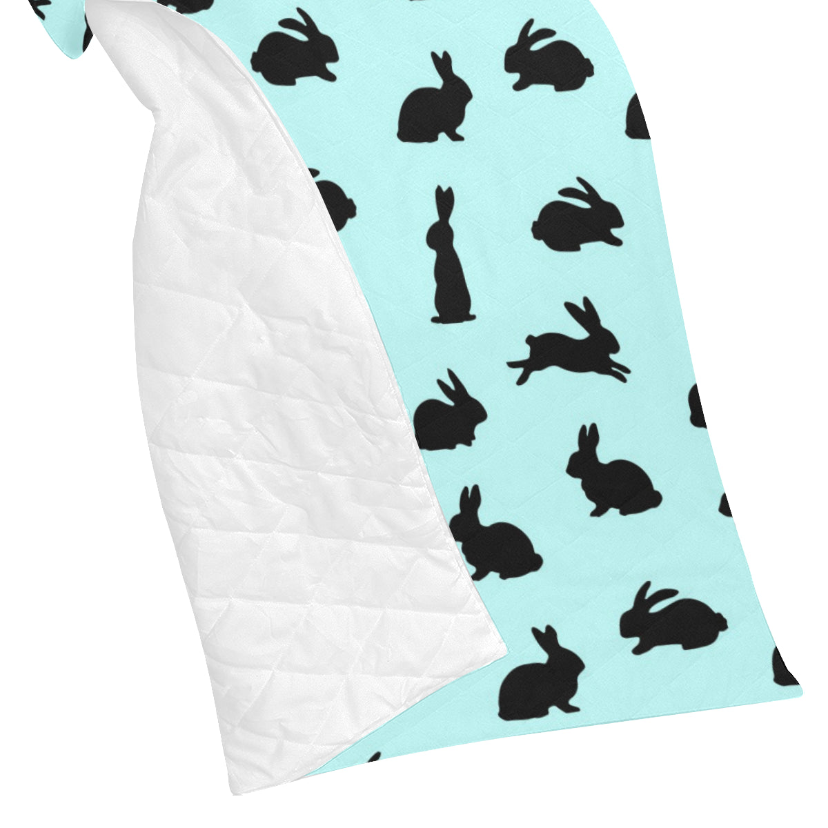 Rabbit Pattern Print Design RB010 Premium Quilt