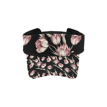 Tulip Pink Pattern Print Design TP02 Unisex Sun Visor