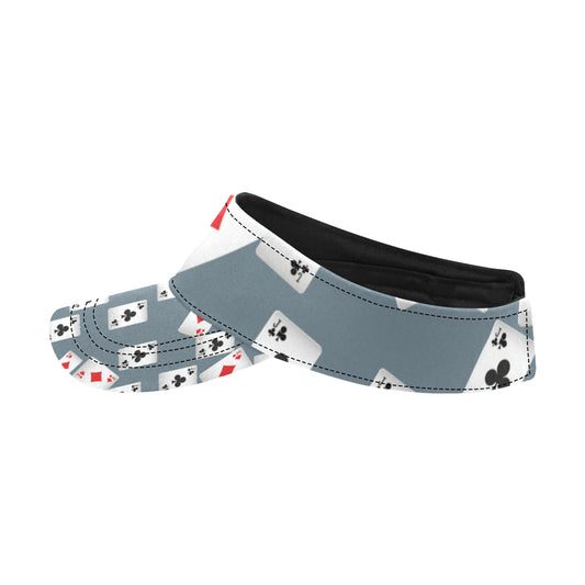 Poker Cards Pattern Print Design A05 Unisex Sun Visor