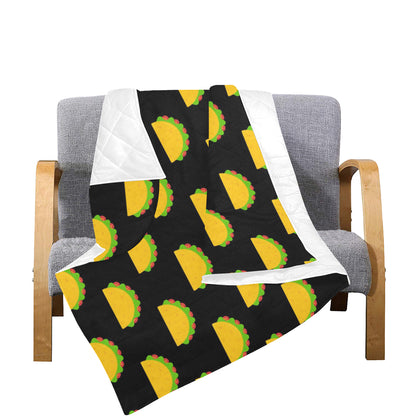 Taco Pattern Print Design TC06 Premium Quilt