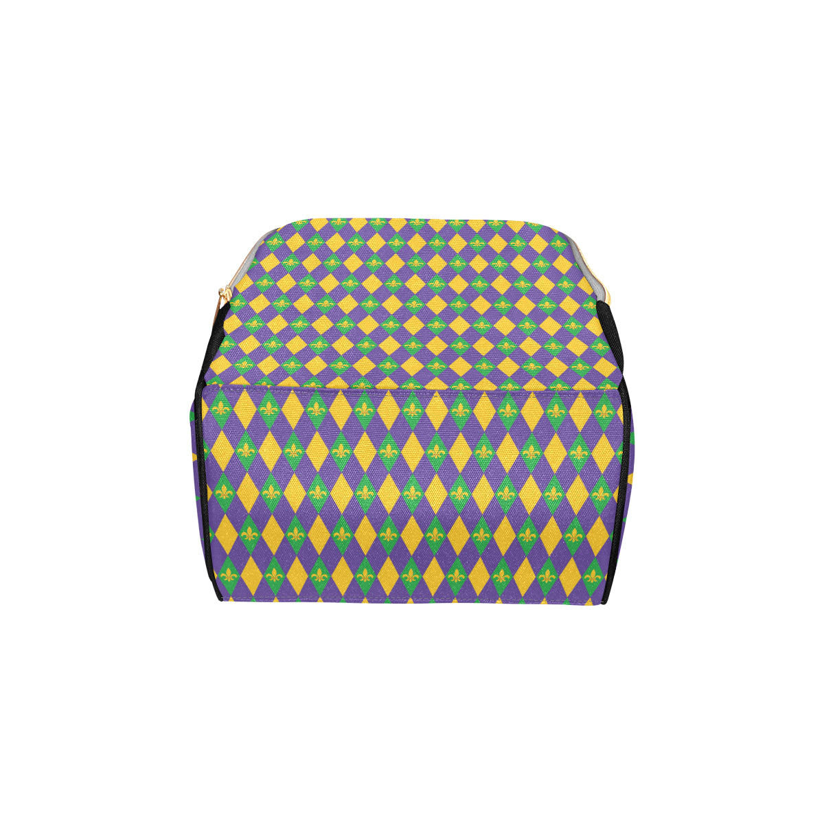 Mardi Gras Pattern Print Design 05 Diaper Bag Backpack