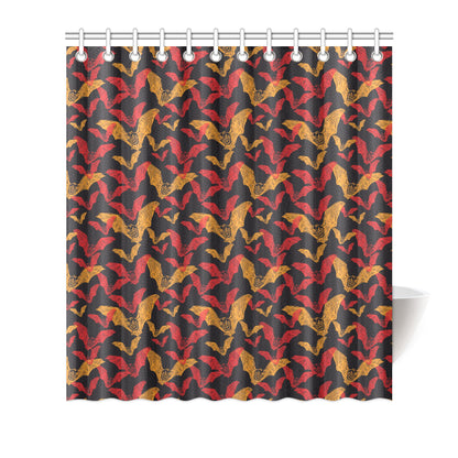 Bat Pattern Print Design 01 Shower Curtain