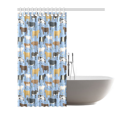 Cattle Pattern Print Design 02 Shower Curtain