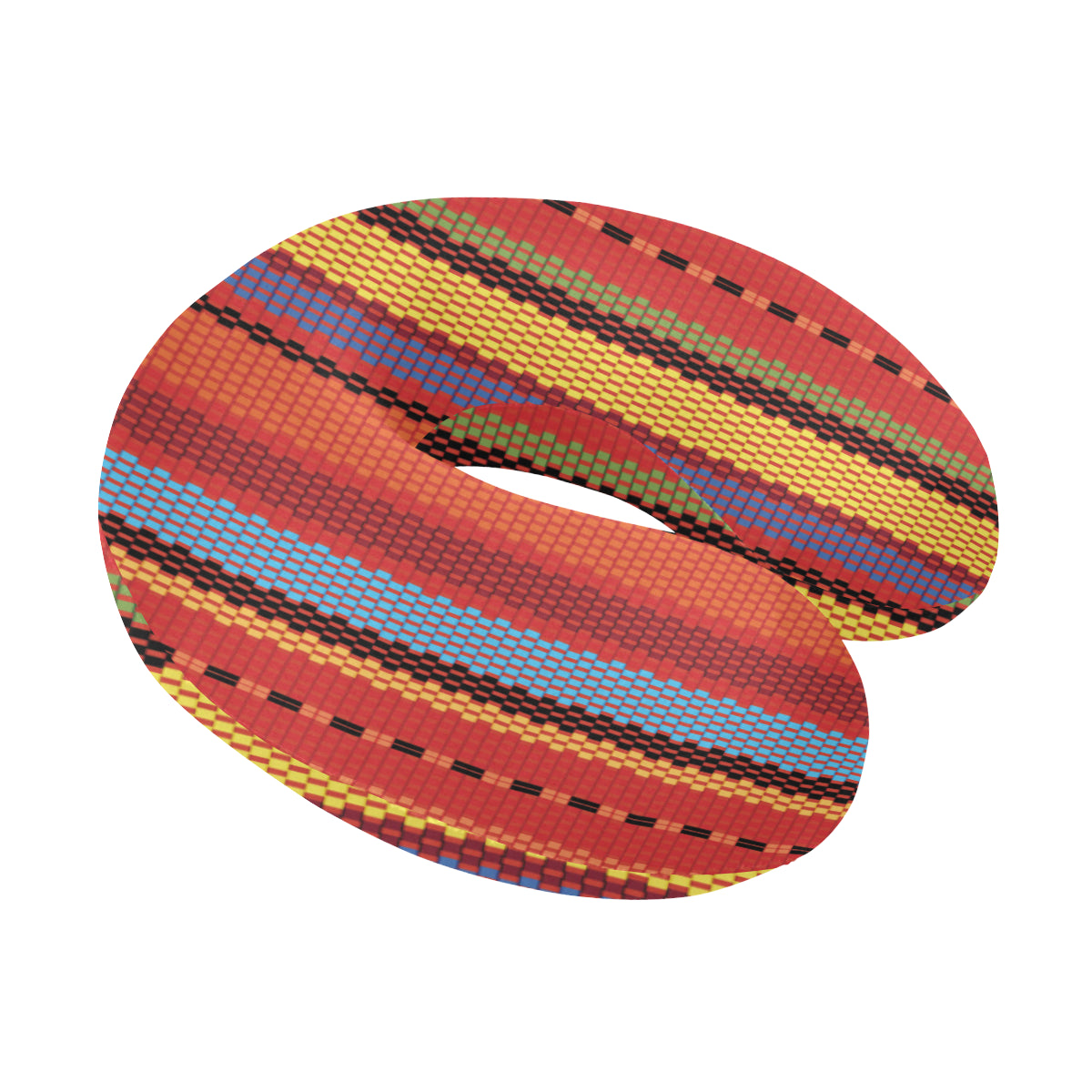 Mexican Pattern Print Design 05 U-Shaped Travel Neck Pillow