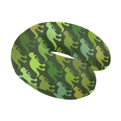T Rex Pattern Print Design A03 U-Shaped Travel Neck Pillow