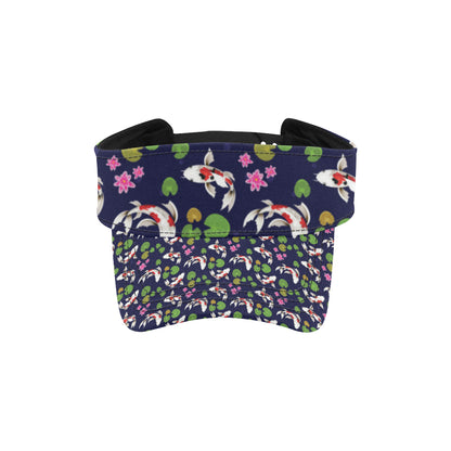 Koi Carp Pattern Design Themed Print Unisex Sun Visor