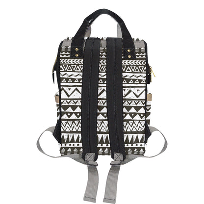 Hand draw Tribal Aztec Diaper Bag Backpack