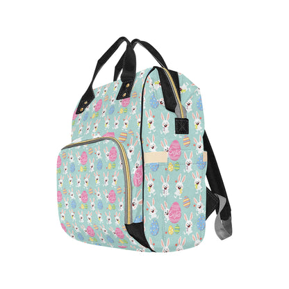 Easter Eggs Pattern Print Design RB014 Diaper Bag Backpack