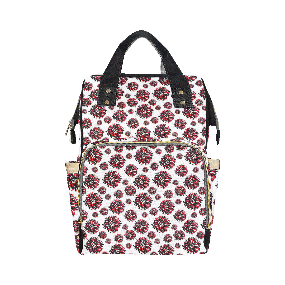 Cheerleader Pattern Print Design 01 Diaper Bag Backpack