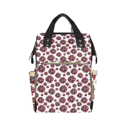 Cheerleader Pattern Print Design 01 Diaper Bag Backpack