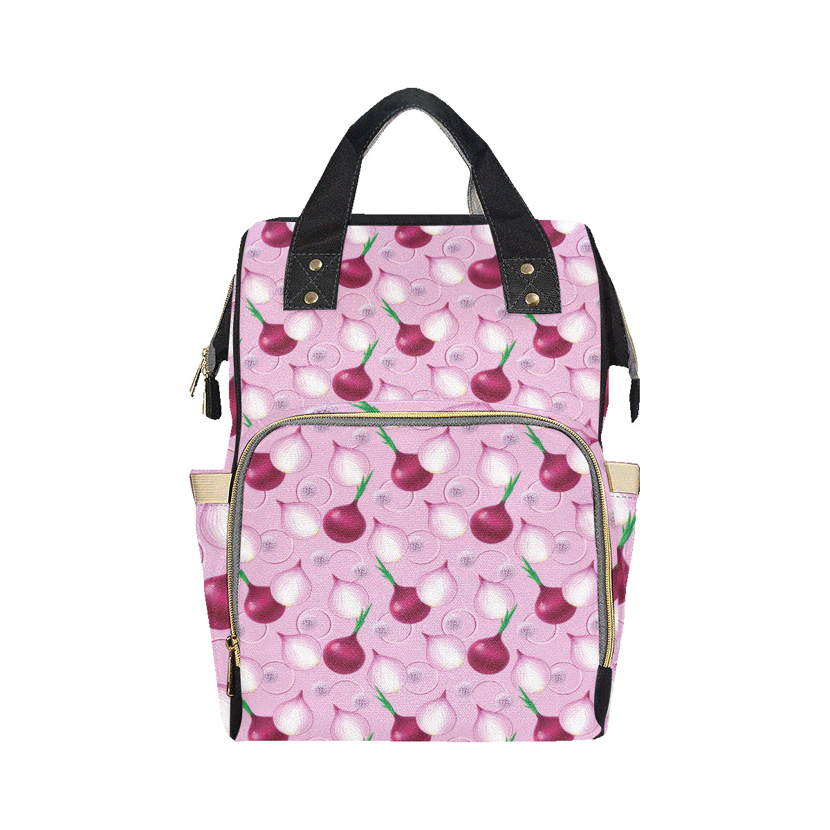 Onion Pattern Print Design A01 Diaper Bag Backpack