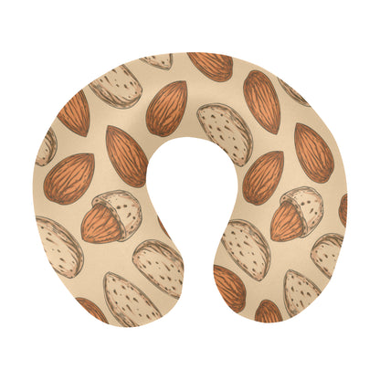 Almond Pattern Print Design 04 U-Shaped Travel Neck Pillow