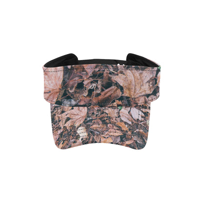 Camouflage Realistic Tree Leaf Print Unisex Sun Visor