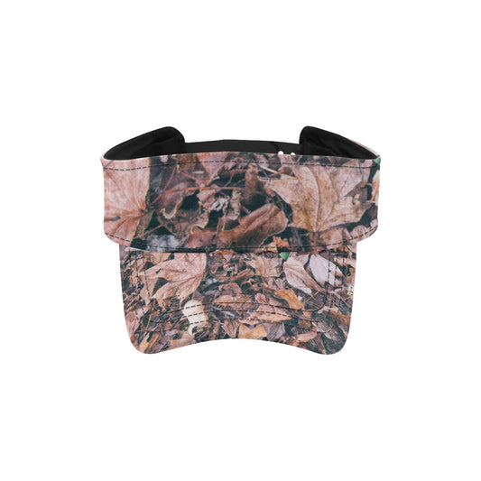 Camouflage Realistic Tree Leaf Print Unisex Sun Visor