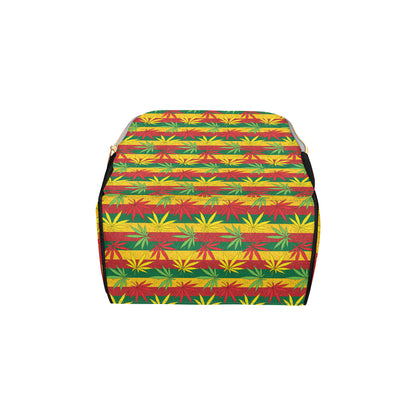 Rasta Pattern Print Design A03 Diaper Bag Backpack