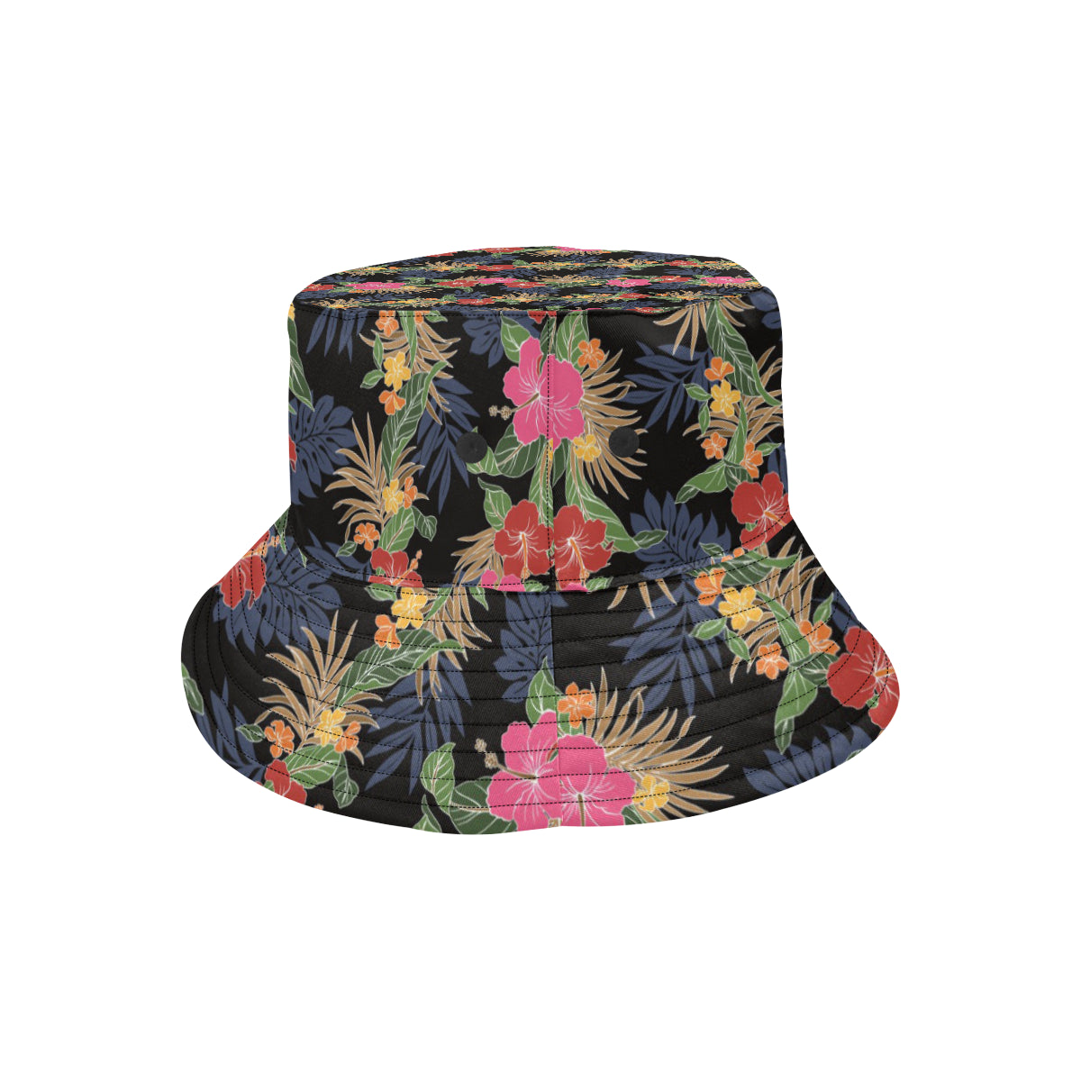 Hawaiian Themed Pattern Print Design H011 Unisex Bucket Hat