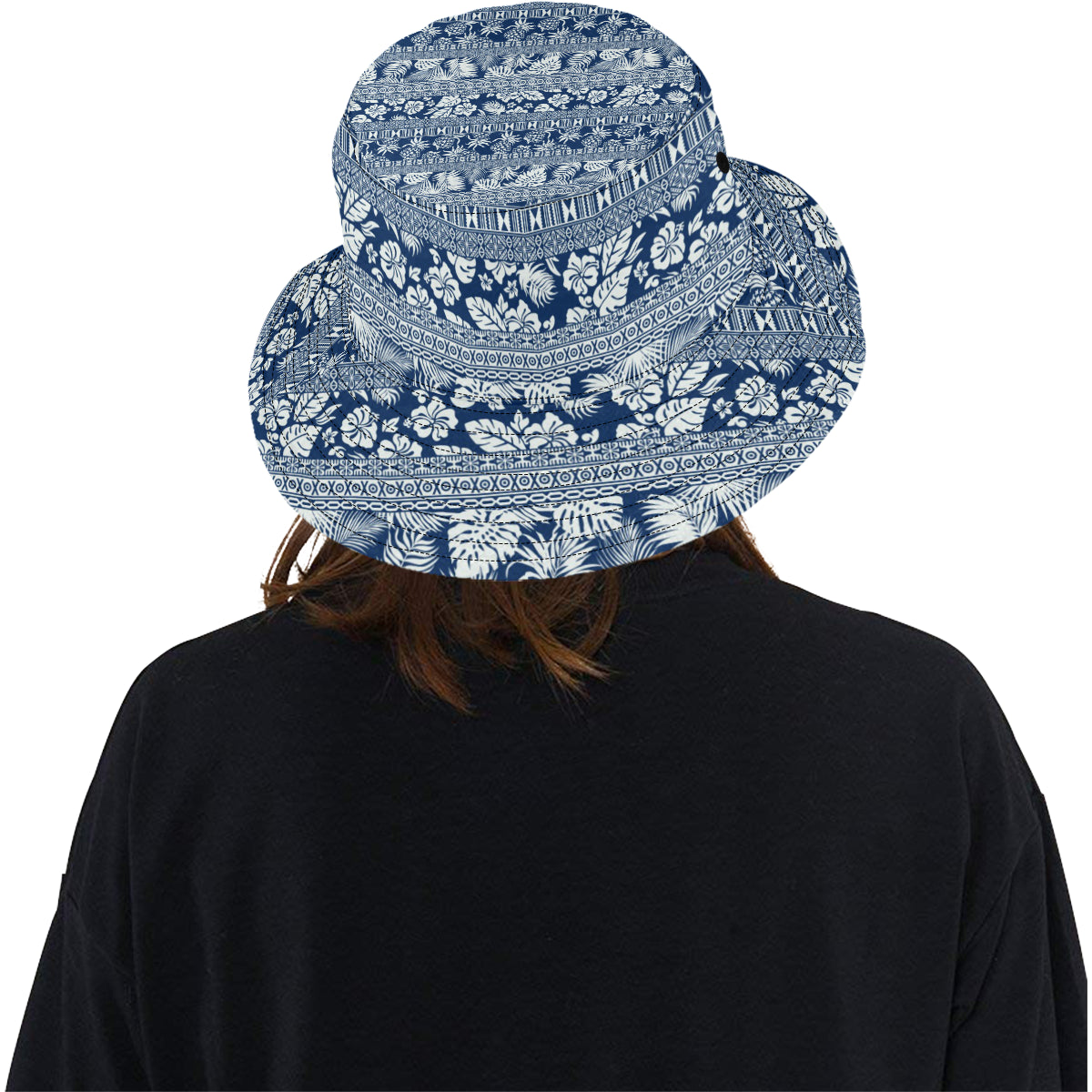 Hawaiian Themed Pattern Print Design H020 Unisex Bucket Hat