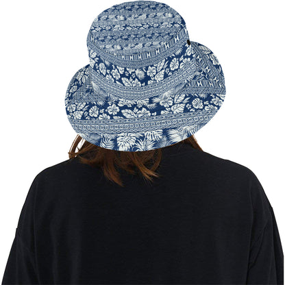 Hawaiian Themed Pattern Print Design H020 Unisex Bucket Hat