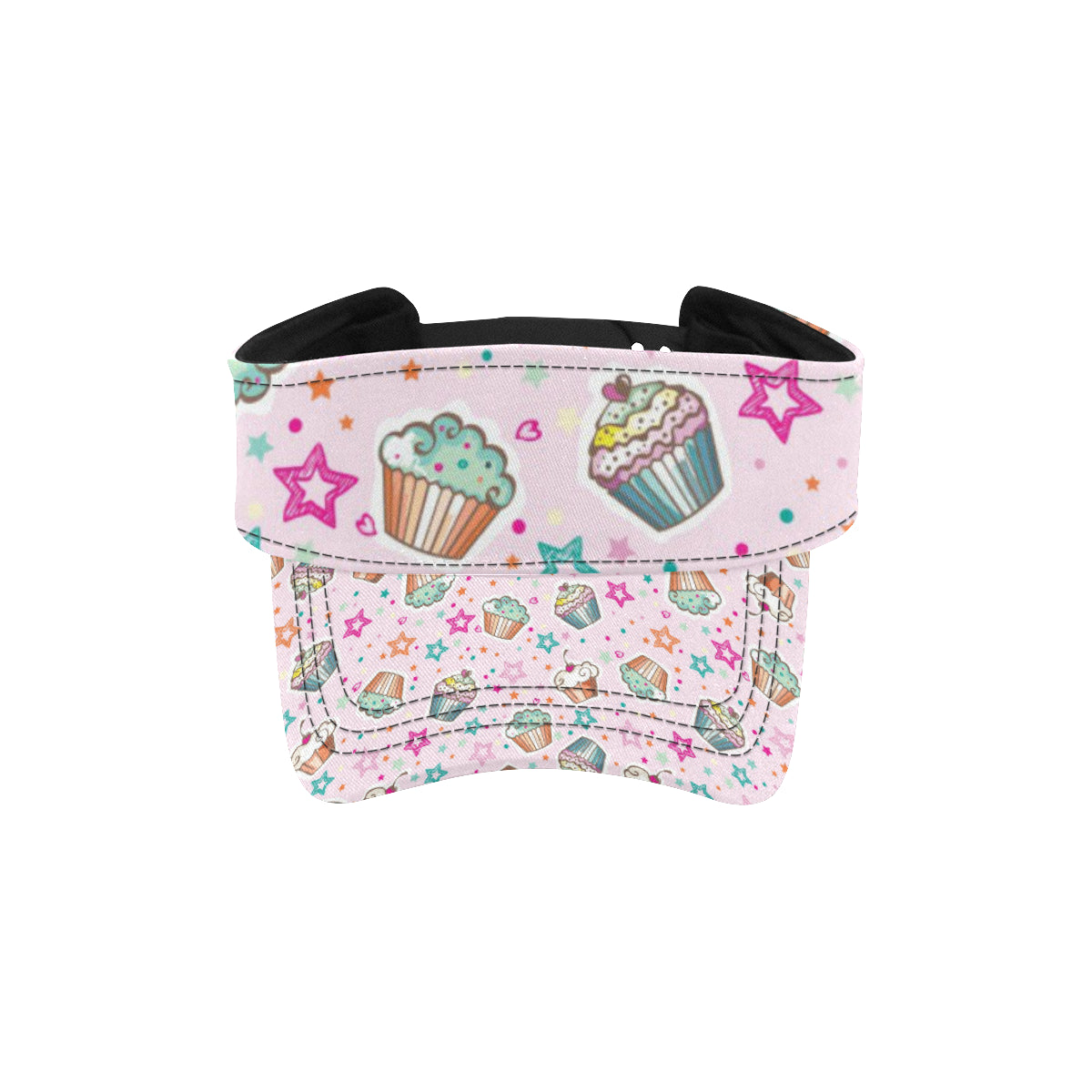 Cupcake Pattern Print Design CP03 Unisex Sun Visor