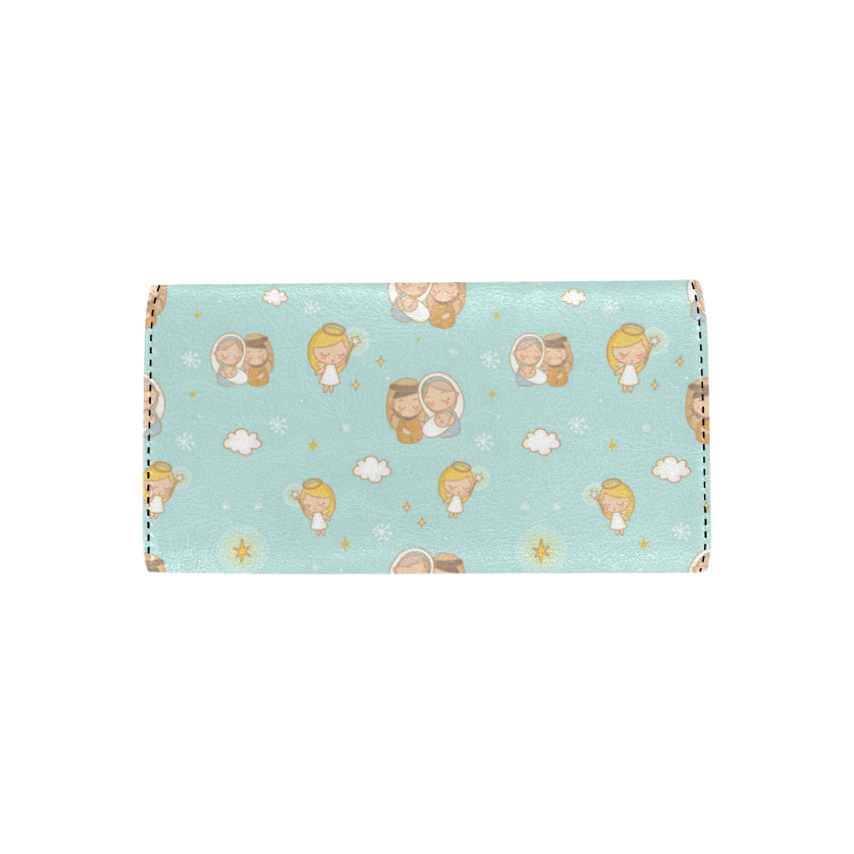 Christian Pattern Print Design 01 Women's Trifold Wallet