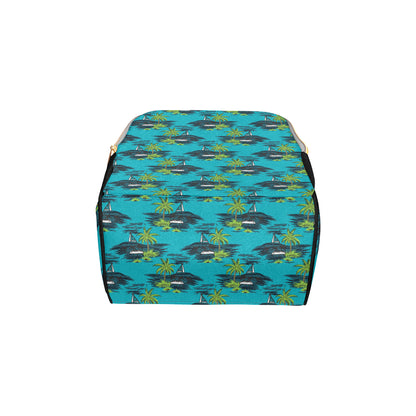 Pacific island Pattern Print Design A01 Diaper Bag Backpack