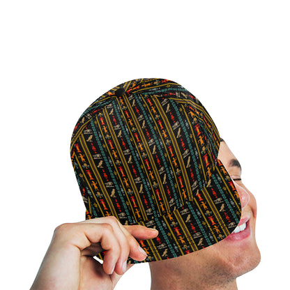 Eye of Horus Egypt Style Pattern Snapback Cap