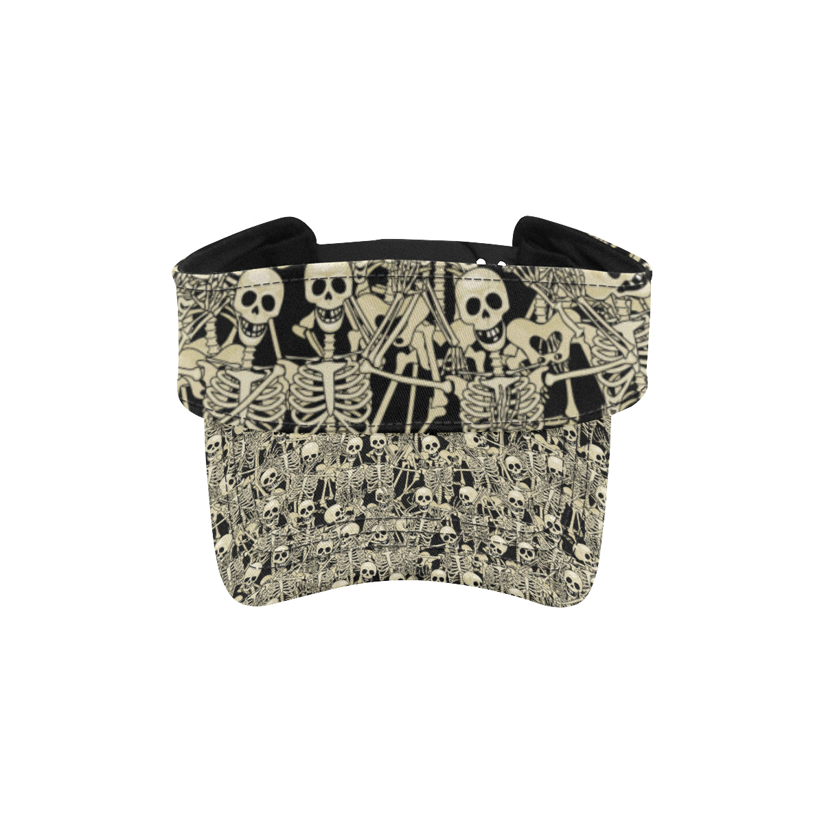Skeleton Design Print Unisex Sun Visor