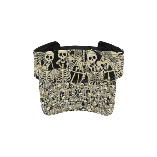 Skeleton Design Print Unisex Sun Visor