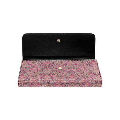Celtic Pattern Print Design 04 Women's Trifold Wallet