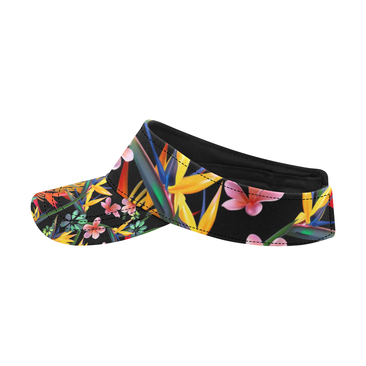 Tropical Flower Pattern Print Design TF015 Unisex Sun Visor