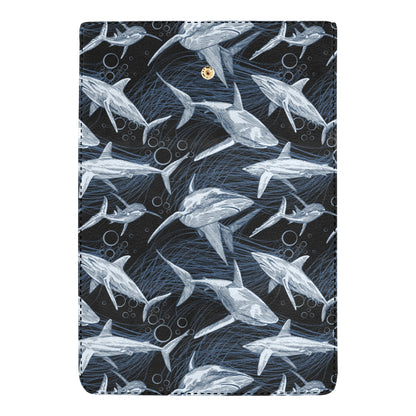 Shark Print Pattern Women's Trifold Wallet