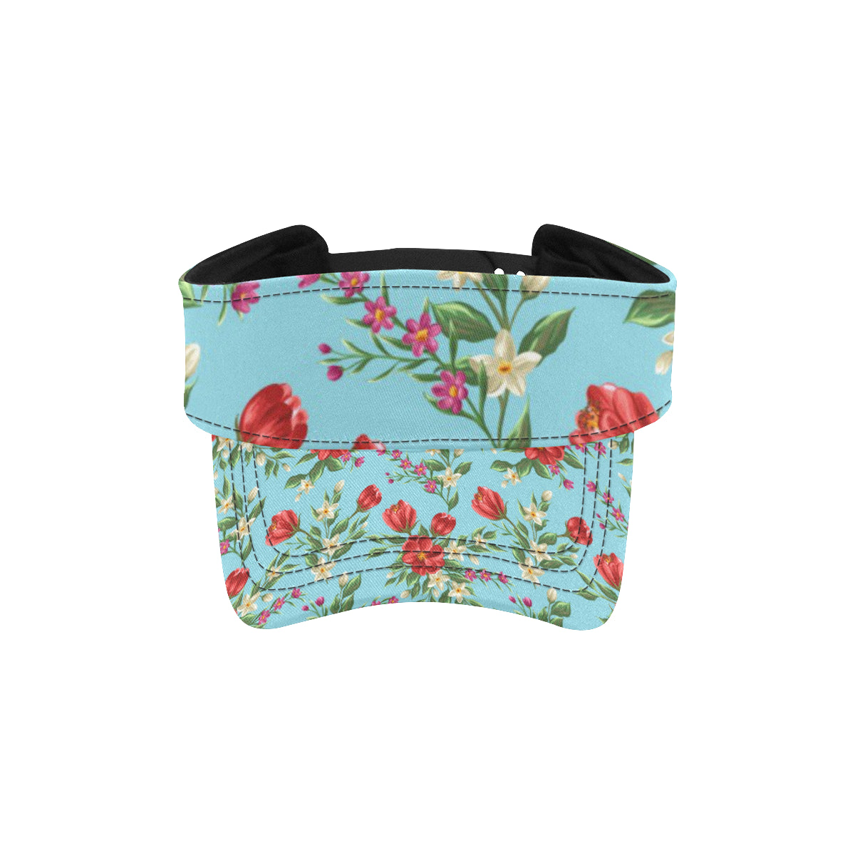 Summer Floral Pattern Print Design SF011 Unisex Sun Visor