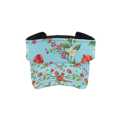 Summer Floral Pattern Print Design SF011 Unisex Sun Visor