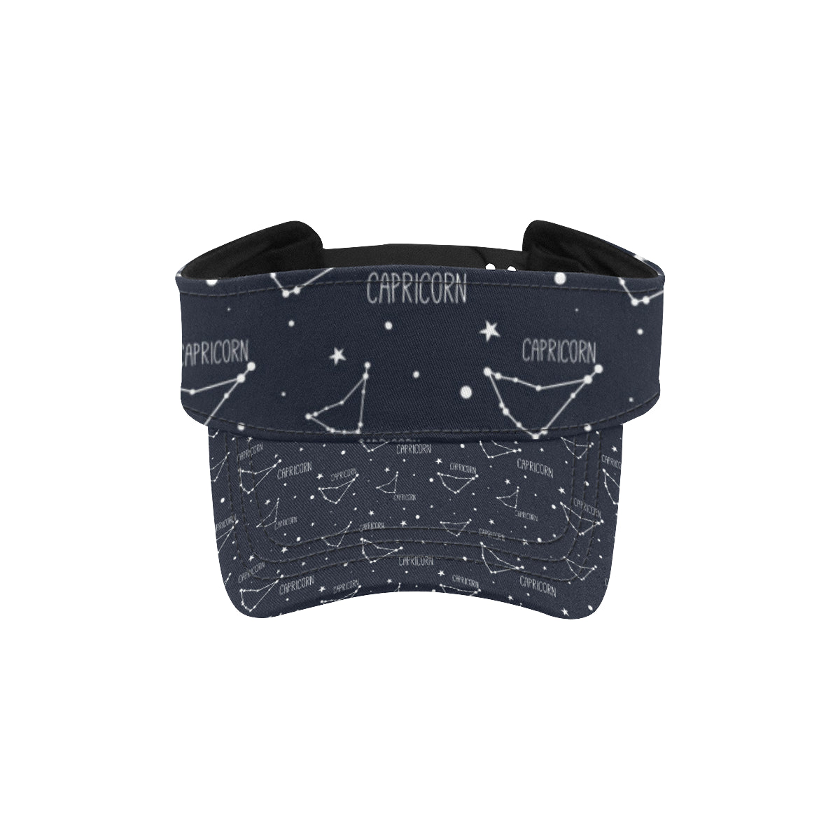 Capricorn Zodiac Pattern Print Design 01 Unisex Sun Visor