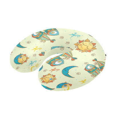 Pisces Pattern Print Design A03 U-Shaped Travel Neck Pillow