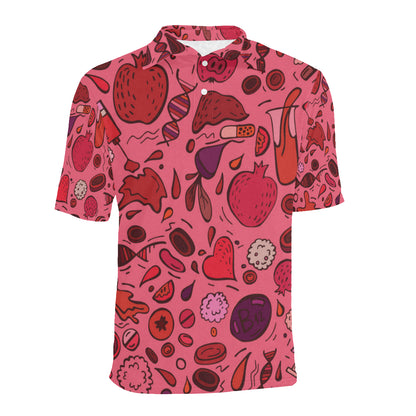 Phlebotomist Pattern Print Design A01 Men Polo Shirt