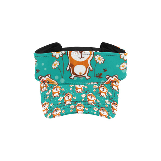 Hamster Pattern Print Design 01 Unisex Sun Visor