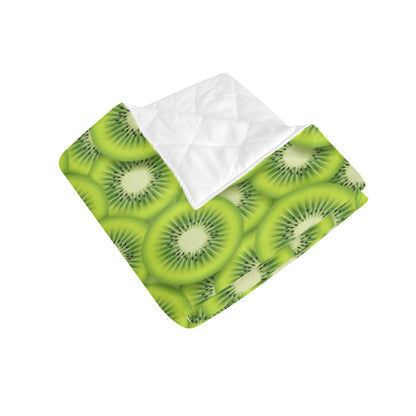 Kiwi Pattern Print Design KW01 Premium Quilt