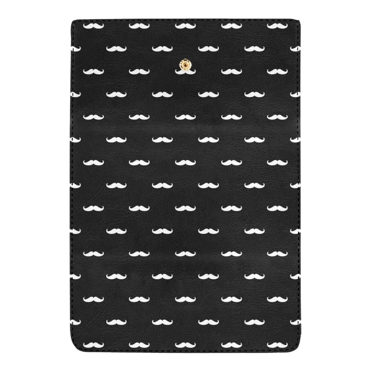Mustache Pattern Print Design A04 Women's Trifold Wallet